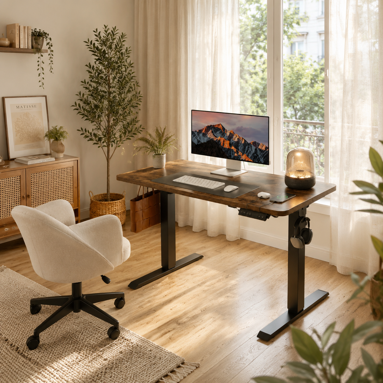 Bureau avec port USB